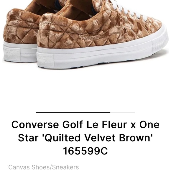Converse One Star X Golf Le Fleur OX
Quilted Velvet / Brown Sugar - Picture 11 of 14